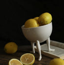 Ceramic Tray, Fruit Bowl, Interesting Abstract Human Legs, Tripod, Appetizer, Tray, Storage Container, Jewelry Storage Tray