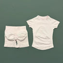 2 Pcs HISTELLO Impact Sports Sets Short Sleeve Seamless Yoga Top Fitness Set Women Workout Running Sports Shorts Gym Suit