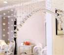Crystal Beaded Curtain Partition Decorative Curtain Living Room Hanging Curtain Wedding Hotel Backdrop Decoration Curtain