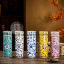 Ceramic Water Glasses Porcelain Insulated Cup Enamel Chinaware Thermos Mug Pottery Heat Preservation Portable Busine Capacity ML