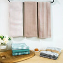 3-Pack Upgrade Tea Towels, Nordic Style Cotton Absorbent Kitchen Towel Napkins for Dish Drying, Hand Drying, Multi-Purpose Cloth