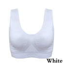 1 Pcs Women's Breathable Sports Vest Bra Sweat-absorbent Shockproof Pad Sports Top Track And Field Gym Running Fitness