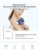 MLAY T14 Epilator Laser Hair Removal Machine IPL ICE Hair Removal Home Laser Epilator Replaceable Lens For Women Men Painless