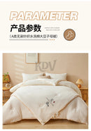 Class A Quality All-season Comforter Detachable Double-layer Bed Quilt with Zipper Soybean Fiber Warm Autumn Winter Quilt Core