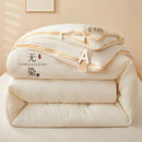 Class A Quality All-season Comforter Detachable Double-layer Bed Quilt with Zipper Soybean Fiber Warm Autumn Winter Quilt Core