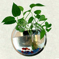 Fish Tanks Home Decoration Wall Mount Fish Tanks Goldfish Bowl Acrylic Hanging Aquariums Flowerpot Flower Vase 15/23CM