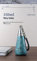 Pure Titanium Water Bottle Long Lasting Hot Thermos Luxury Fashion Thermal Bottles Thermo Liter Cold Mugs Insulated Coffee Cups