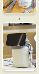 Stainless Steel Vacuum Flask, Outdoor Portable Keeps Cold and Heat, Thermal Bottles, Drinkware