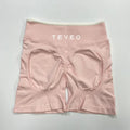TEVEO – Short de Yoga Feminino – Shorts Esportivos Elásticos