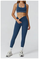 Yoga Clothes Set 2/3PCS Sportswear Gym Outfits Women Sports Set High Waist Leggings Fitness Suit Running Bra Workout Tracksuit
