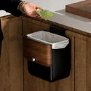 3.2 Gallon Large Compost Bin with Lid, Under Sink Hanging Trash Can, Odor Proof Waste Cabinet for Kitchen Office Bathroom
