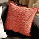French Retro Waist Cushion Cover 45x45 Bow Embroidery Black and White Striped Throw Pillow Case Living Room Bed Sofa Home Decor