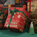 1PC Christmas Gift Wrapping Paper DIY Crafts Kraft Paper for Christmas New Year Party Packaging Decoration