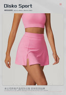NADANBAO Women Sports Tennis Pleated Skirt Golf Skirt Fitness Shorts High Waist Quick Dry Athletic Running Sport Skort