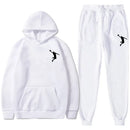 Sports Basketball Brand Sweatshirt Sweatpants Men Women 2 Pieces Sets Tracksuit Fashion Casual Hooded Sportswear Sudadera Hombre