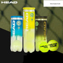 HEAD Professional Tennis Ball /TEAM Tour XT  Pro/ Training Ball Match High Elasticity Resistant Durable Excesice 3/4Pcs Lot