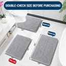 HAPIHAPPY New Chenille Bathroom Rug Mat Extra Soft Thick Absorbent Shaggy Bath Mats Non-Slip Machine Wash Dry Plush Bath Rugs