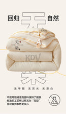 Class A Quality All-season Comforter Detachable Double-layer Bed Quilt with Zipper Soybean Fiber Warm Autumn Winter Quilt Core