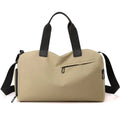 Solid Fitness Bags Zipper Large Capacity Oxford Travel Bags  Thickened Fabric High Capacity Waterproof Luggage Sports Bags