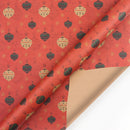 Retro Single-sided Wrapping Paper Kraft Christmas New Year Gift Packaging Paper DIY Craft Paper for Party Birthday Holiday