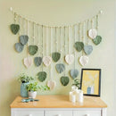 1 Set Beautiful Room Decoration Leaf Hanging on The Wall Bohemian  Modern Macrame Wall Art Tapestry for Home
