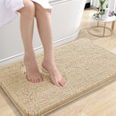 HAPIHAPPY New Chenille Bathroom Rug Mat Extra Soft Thick Absorbent Shaggy Bath Mats Non-Slip Machine Wash Dry Plush Bath Rugs