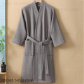 100% Cotton Kimono Bathrobe Gown Spring Autumn New Robe Home Dressing Gown Spring Autumn New Sleepwear Loungewear Negligee
