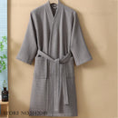 100% Cotton Kimono Bathrobe Gown Spring Autumn New Robe Home Dressing Gown Spring Autumn New Sleepwear Loungewear Negligee