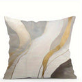 Home Decor Modern Gold Vein Abstract Pattern Pillow Covers Pattern Cushion Cover Suitable for Sofa Bedroom Car Pillow Cover