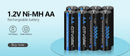 CITYORK 1.5V AA Li ion Rechargeable Battery 3000mWh 1.5 V AA Lithium ion Rechargeable Batteries With1.5V AA AAA Battery Charger