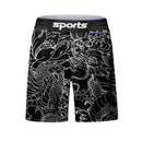 MMA Compression Fitness Wear Men Jiu Jitsu Rashguard Sportsuit Muay Thai MMA Shorts Rash Guard Boxing Shirts Bjj Gym Clothing
