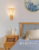 Modern Chinese Handwoven Creative Bamboo Art Wall Lamp Bamboo Art Modern Simple Bedroom Bedside Wall Lamp Aisle Bamboo Wall Lamp