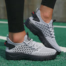 Fashion Men's Sneakers Trendy Breathable 2025 Comfortable Soft Running Shoe New High - Quality Knit Upper Lace Up Tenis Feminino