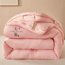Class A Quality All-season Comforter Detachable Double-layer Bed Quilt with Zipper Soybean Fiber Warm Autumn Winter Quilt Core