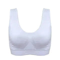 1 Pcs Women's Breathable Sports Vest Bra Sweat-absorbent Shockproof Pad Sports Top Track And Field Gym Running Fitness