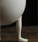 Ceramic Tray, Fruit Bowl, Interesting Abstract Human Legs, Tripod, Appetizer, Tray, Storage Container, Jewelry Storage Tray