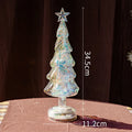 Glass LED Night Lights Luminous Decoration Home Living Room Hotel Table Bedside Desktop Christmas Atmosphere Decorative Ornament