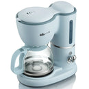 600ML American Coffee Maker Household Small Automatic Drip Mini Coffee Pot Flower Teapot Dual-Purpose Hot Drink 220V