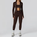 Yoga Clothes Set 2/3PCS Sportswear Gym Outfits Women Sports Set High Waist Leggings Fitness Suit Running Bra Workout Tracksuit