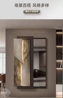 Creative Luxe Mirror Rectangle Frame Salon Aesthetic Mirror Ornament Makeup Espelho Grande Para Quarto House Accessories