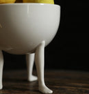 Ceramic Tray, Fruit Bowl, Interesting Abstract Human Legs, Tripod, Appetizer, Tray, Storage Container, Jewelry Storage Tray