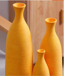 Simple Modern Black White Ceramic Vase Accessories Crafts Home Livingroom Table Figurines Decoration Office Furnishing Ornaments