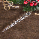 10pcs Christmas Snowflake Ice Pendants Xmas Tree Hanging Ornaments Navidad Home Decoration Winter New Year Party Supplies Natal