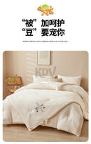 Class A Quality All-season Comforter Detachable Double-layer Bed Quilt with Zipper Soybean Fiber Warm Autumn Winter Quilt Core