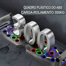 Conjunto de prancha de flexão portátil multifuncional com barra dobrável para exercicio