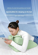 Face Down Pillow Home Massage Pillow Comfortable Ergonomic Bed Wedge Support Pillow Cushion with Neck Support for Sleeping