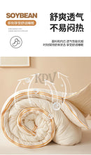 Class A Quality All-season Comforter Detachable Double-layer Bed Quilt with Zipper Soybean Fiber Warm Autumn Winter Quilt Core