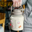 Stainless Steel Vacuum Flask, Outdoor Portable Keeps Cold and Heat, Thermal Bottles, Drinkware