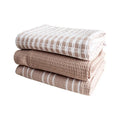 3-Pack Upgrade Tea Towels, Nordic Style Cotton Absorbent Kitchen Towel Napkins for Dish Drying, Hand Drying, Multi-Purpose Cloth