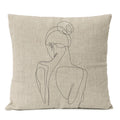 Black Geometric Pillow Cover Home Decor Arch Line Boho Bohemia Throw Pillow Case Modern Living Room Decorative Sofa Cushion